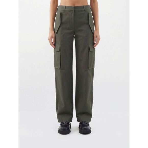 Burberry Pants Woman Green